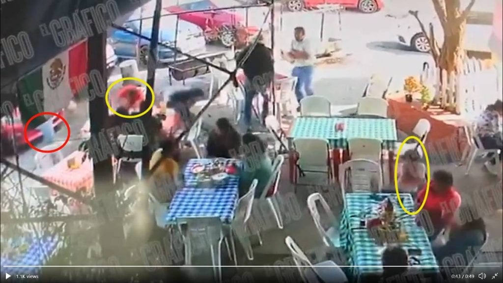 Matan, en restaurante de Tlalpan, a un cliente con "tacos" de plomo (video)