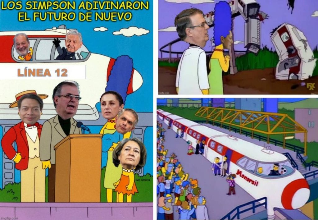Los Simpson adivinan la tragedia linea 12 del metro