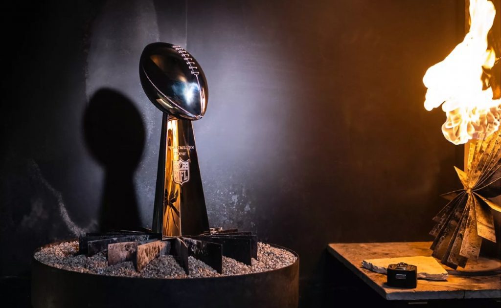 Tiffany & Co. hizo el trofeo del siguiente Super Bowl.
