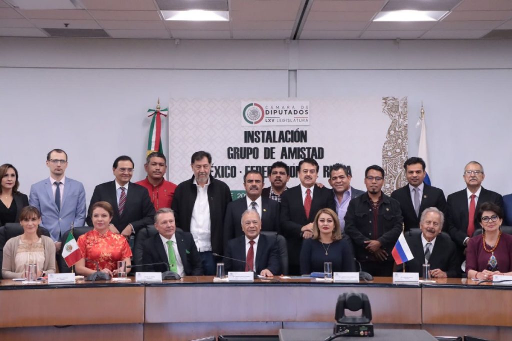 Diputados de Morena, PRI y PT forman Grupo de Amistad México-Rusia