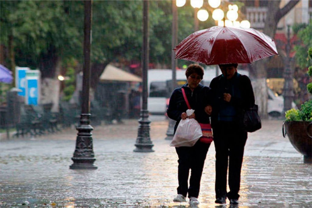 las lluvias se presentarán en diversos estados, además de Hidalgo