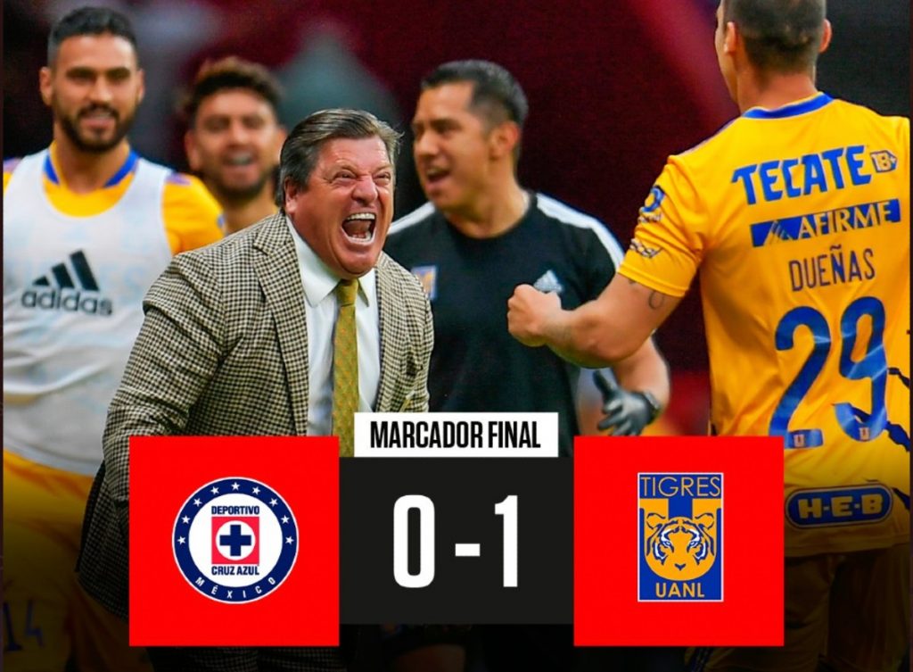 Pierde Cruz Azul 1-0 en la ida ante ante Tigres