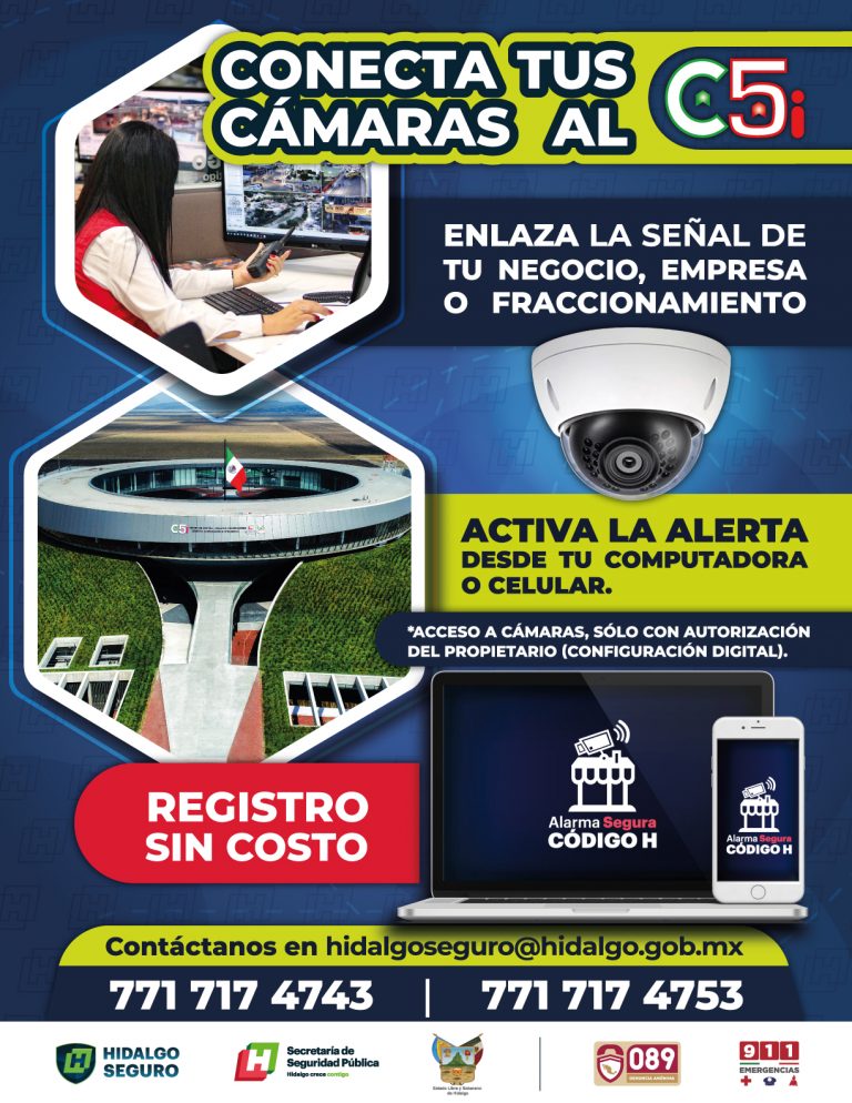 Hidalgo Seguro Conecta tus cámaras al C5