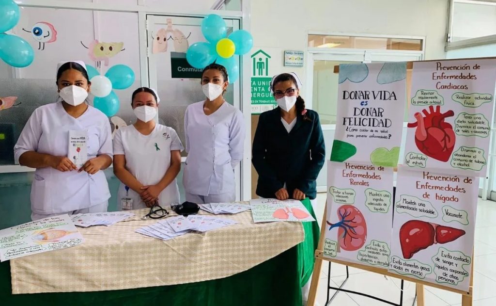 Donación de órganos es promovida por IMSS Hidalgo en Feria de la Salud