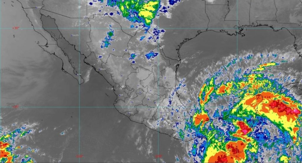 Julia dejará lluvias torrenciales en Chiapas, Oaxaca, Tabasco y Veracruz: SMN