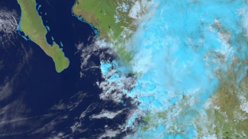 Orlene se degradó a tormenta tropical, pero se esperan lluvias