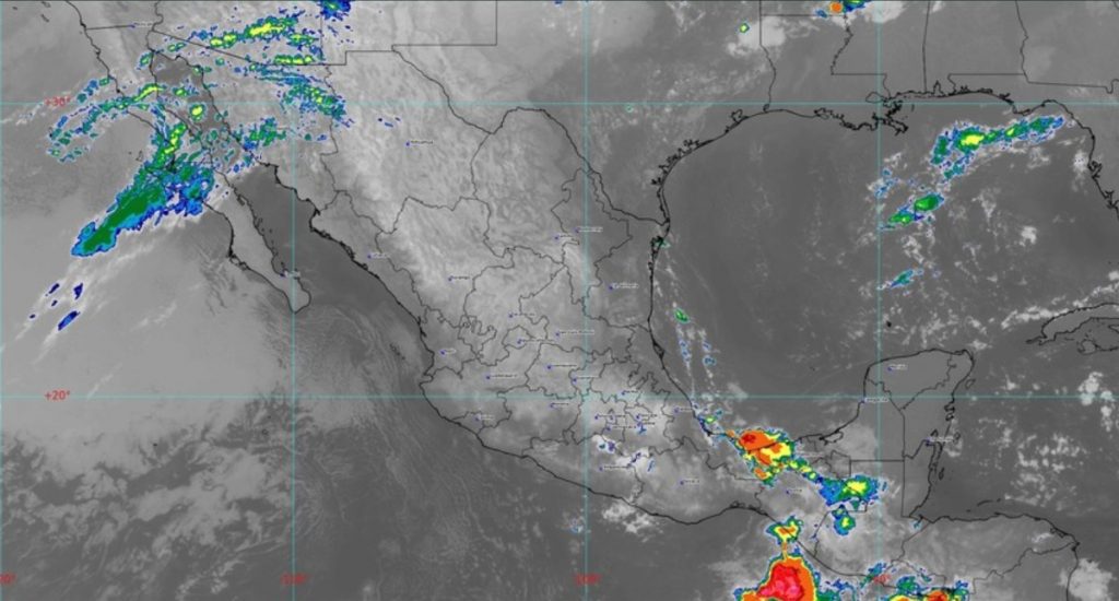 SMN pronostica lluvias muy fuertes en Chiapas, Oaxaca y Veracruz