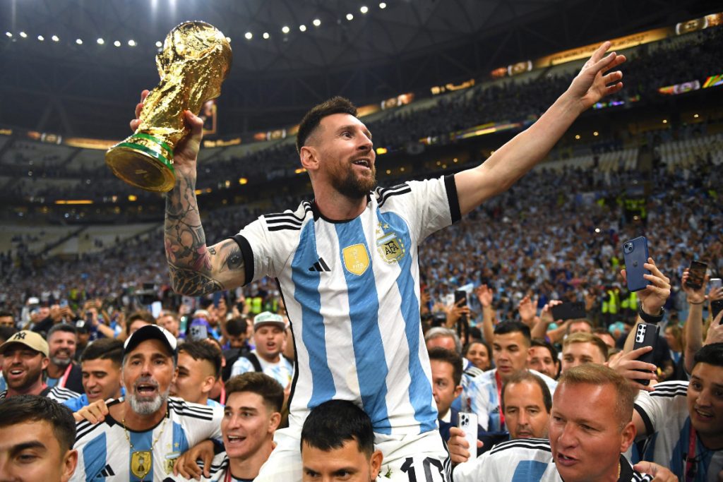 Aficionada argentina celebró el triunfo