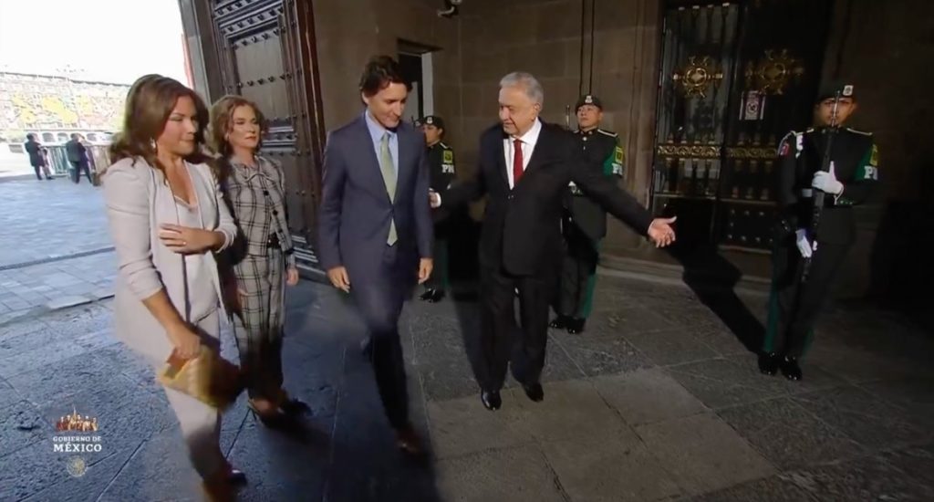 AMLO sostiene reunión bilateral con Trudeau