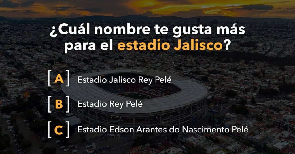 Ya fue hecha la primera propuesta en México para cambiar el nombre de un estadio en honor a Pelé
