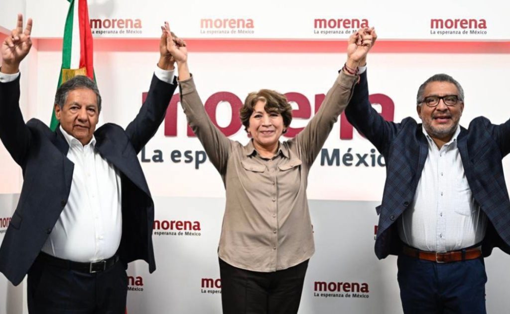 Morena va en alianza con PT y Partido Verde en Edomex
