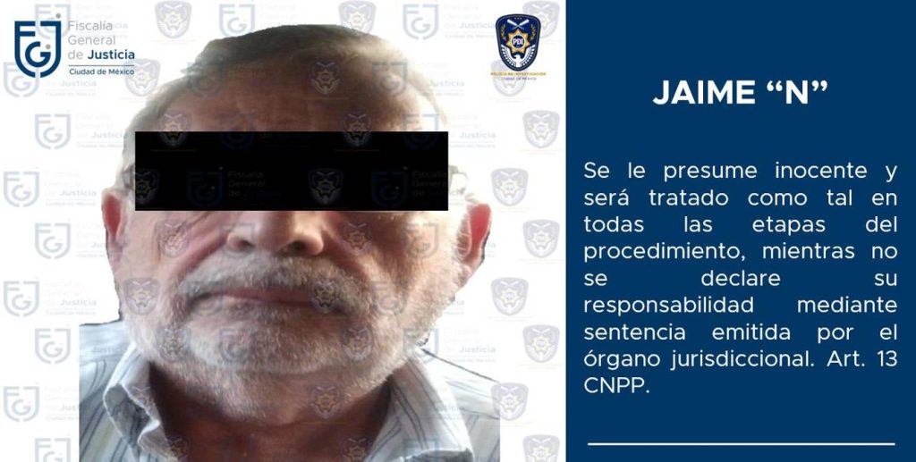 Detuvieron a Jaime Leopoldo “N”, excatedrático de UAM Azcapotzalco por su posible participación en el delito de abuso sexual.