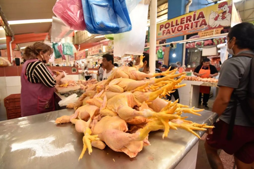 Inflación pone el precio del pollo por las nubes