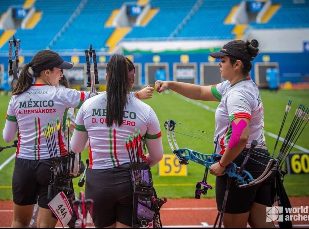 La selección mexicana femenil de arco compuesto conquistó la medalla de oro en la Copa del Mundo de la especialidad, disputada en Shanghái, China.