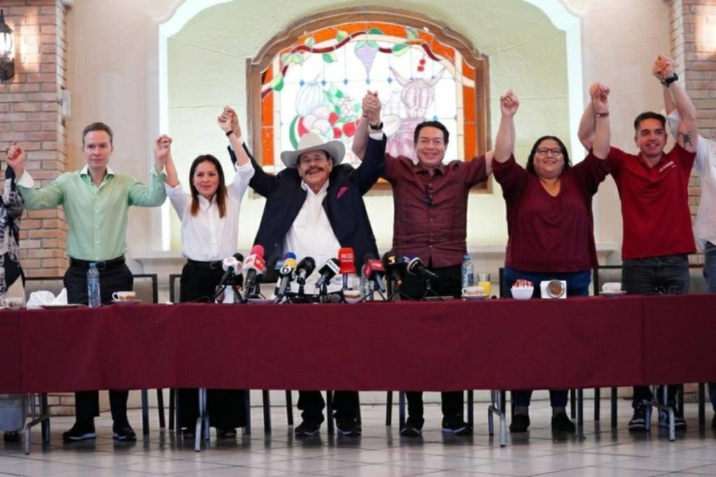 El Partido Verde Ecologista (PVEM) anunció su adhesión al proyecto del candidato de Morena a la gubernatura, Armando Guadiana Tijerina.