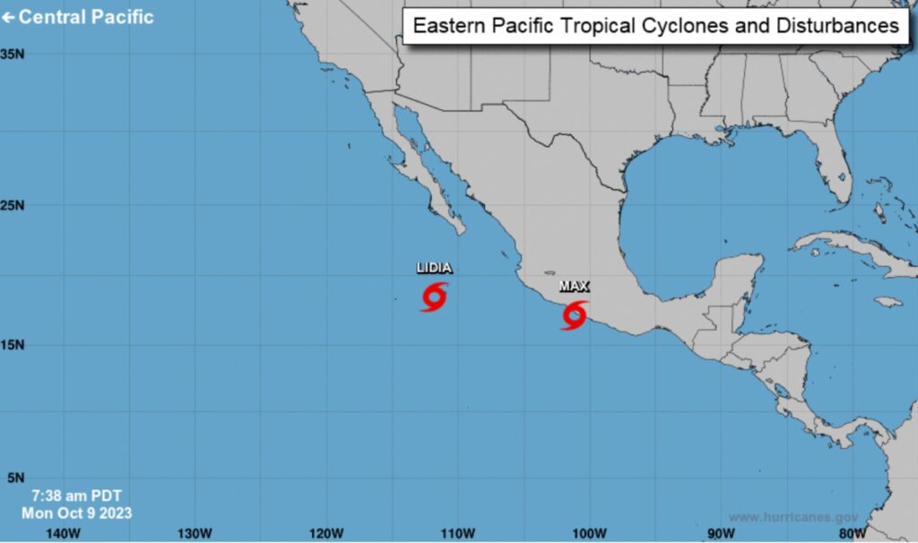 Tormenta tropical Max se forma frente a costas de Guerrero y Michoacán