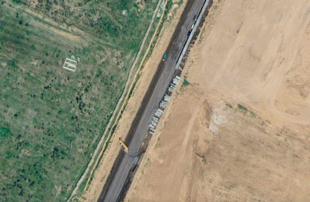 Egipto construye un muro cerca de frontera con Gaza