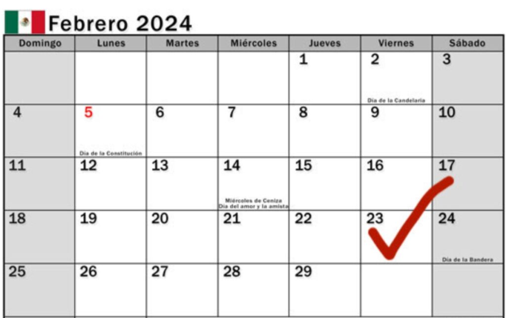 ¿Habrá clases este viernes 23 de febrero, según el calendario de la SEP?